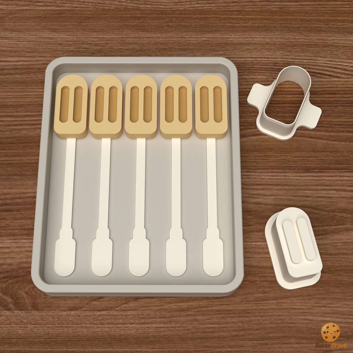 Fillable Cakesicle Cake Pop Mold STL File