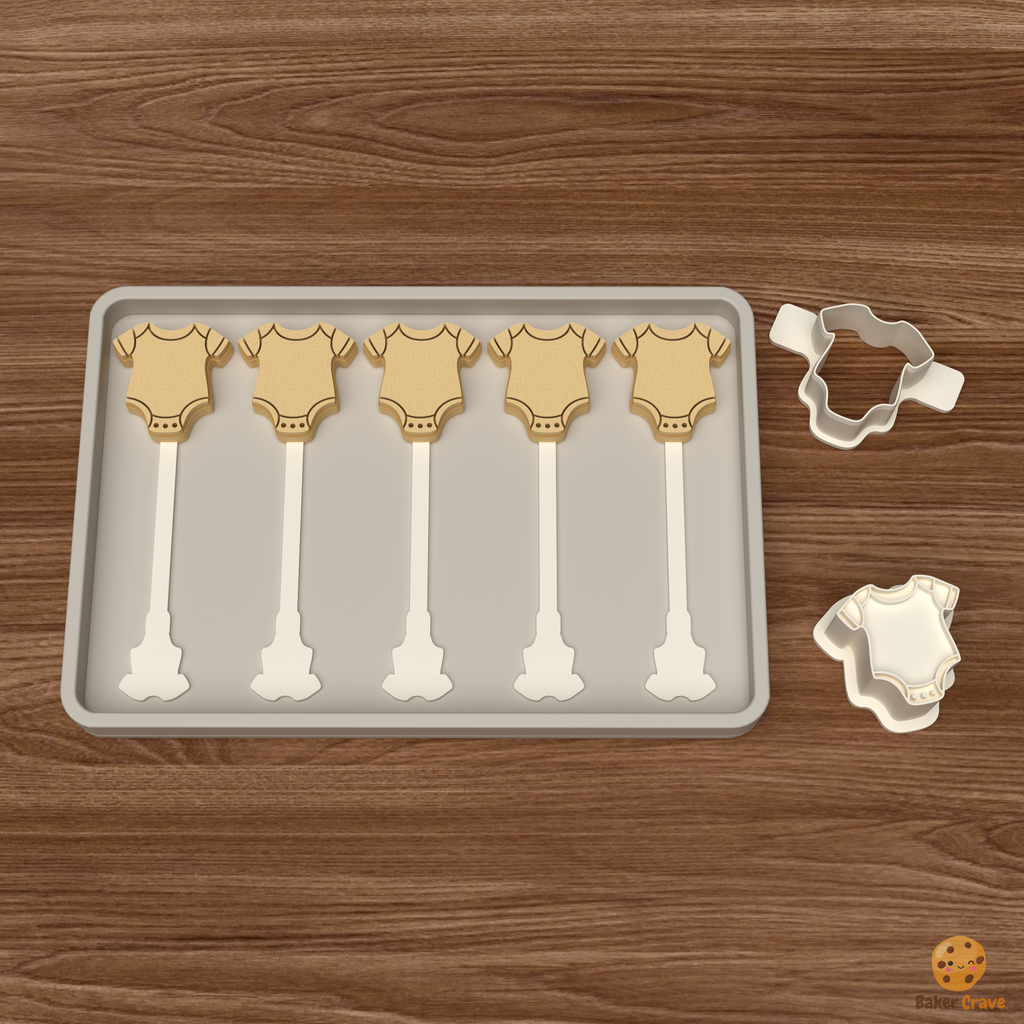 Onesie Cake Pop Mold STL File