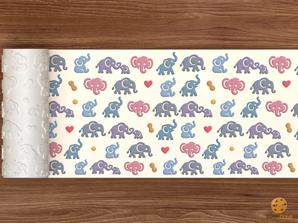 Elephant Parade Textured Roller STL File