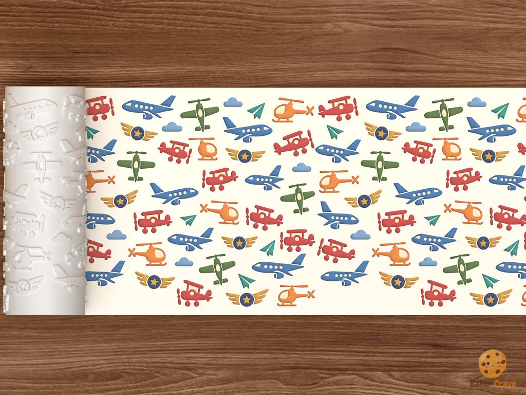 Aviation Airplanes Textured Roller STL File