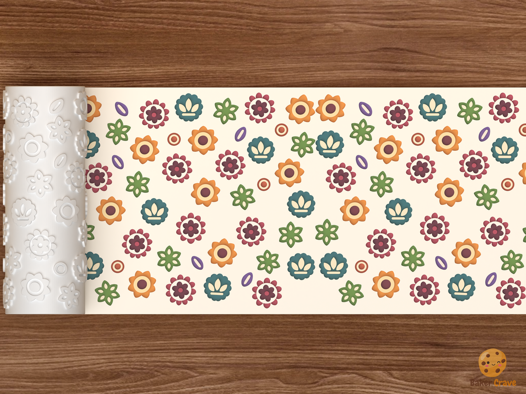 Mandala Medallions Textured Roller STL File