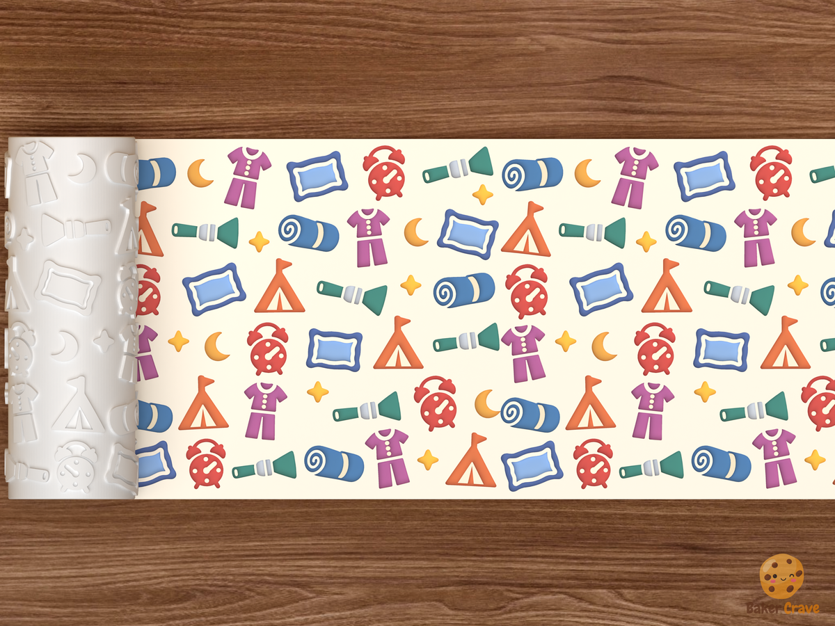Sleepover Pajama Party Textured Roller
