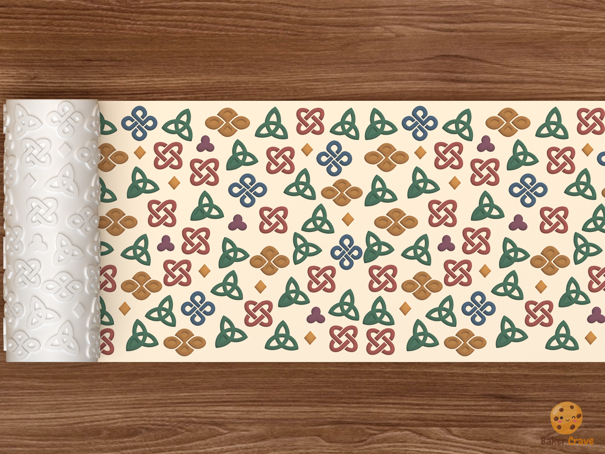 Celtic Knot Symbols Textured Roller