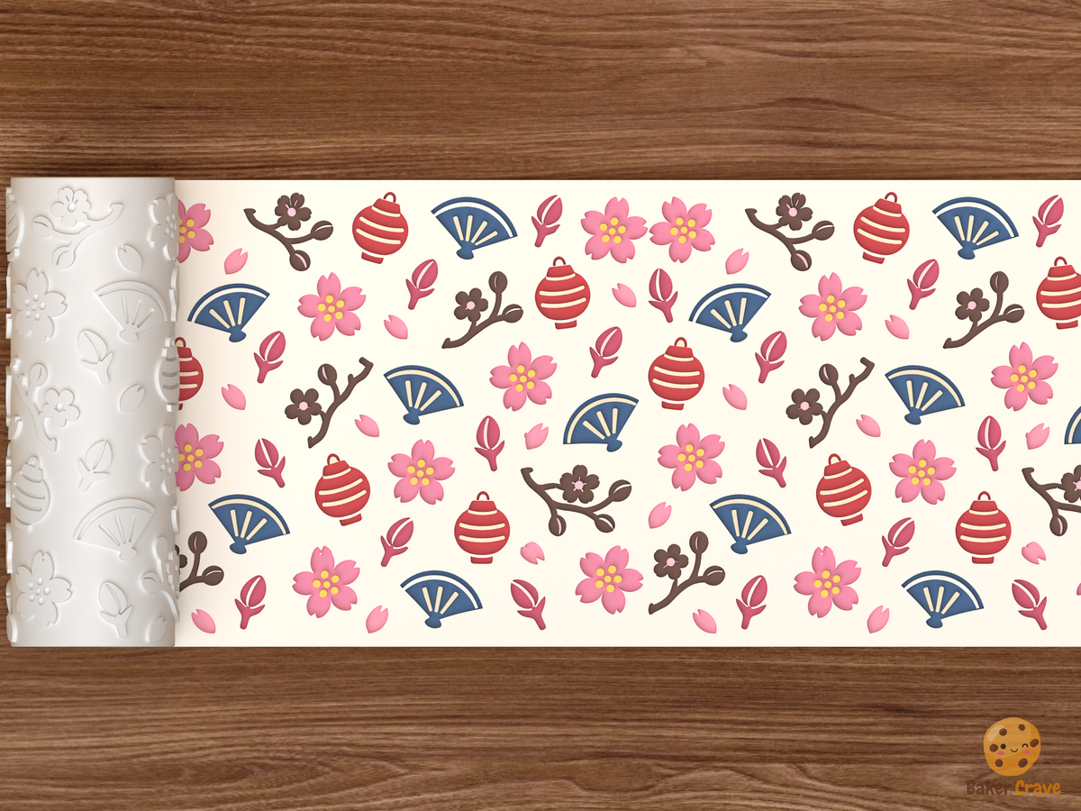 Sakura Hanami Textured Roller