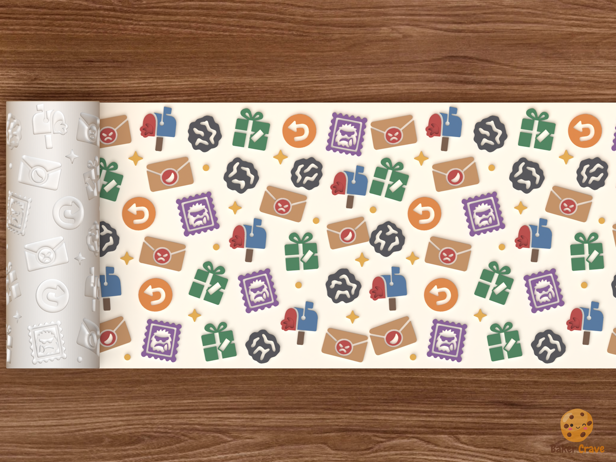 Grumps Anti Christmas Mail Textured Roller