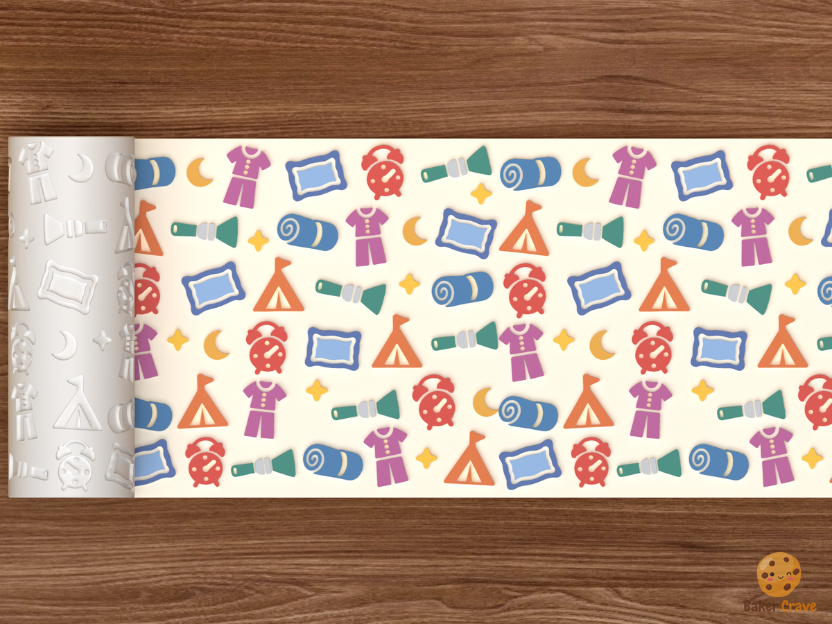 Sleepover Pajama Party Textured Roller