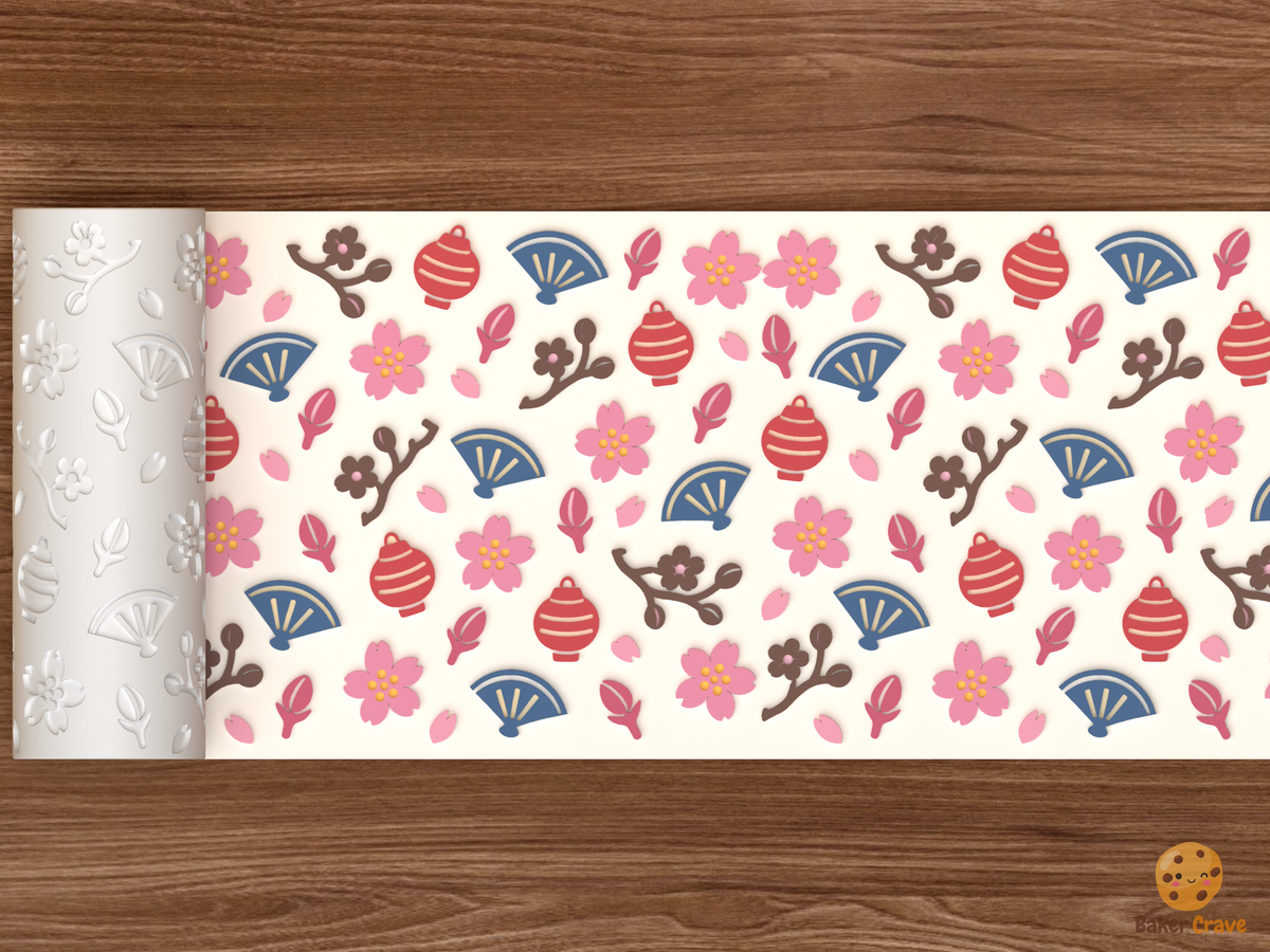 Sakura Hanami Textured Roller