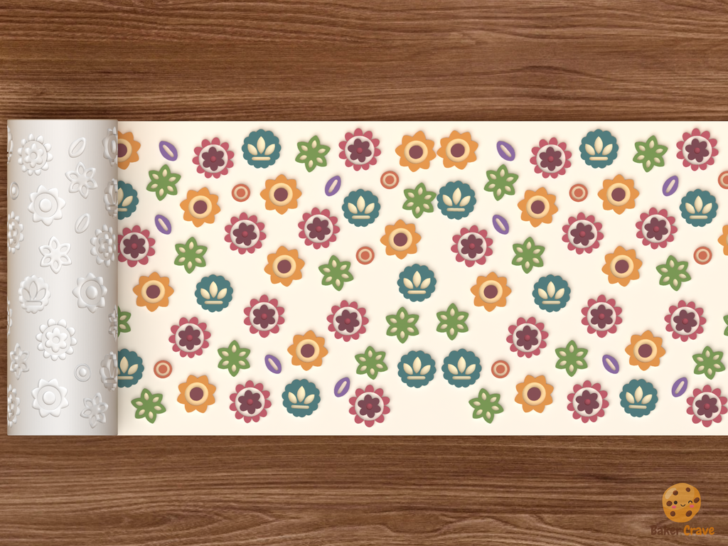 Mandala Medallions Textured Roller STL File