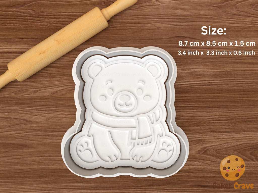Christmas Winter Animals Cookie Cutter Set STL File