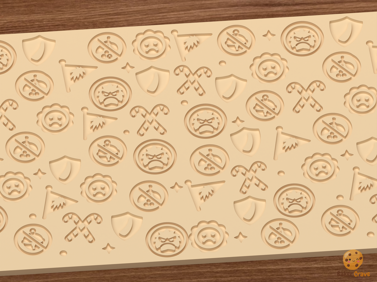 Anti Christmas Club Badges Emblems Textured Roller