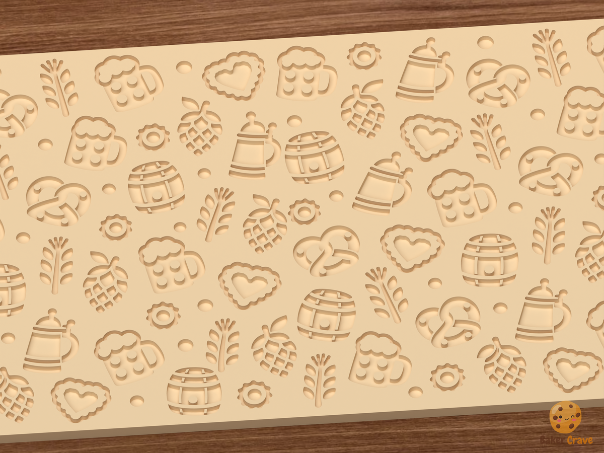 Beer Pretzel Brewhouse Textured Roller