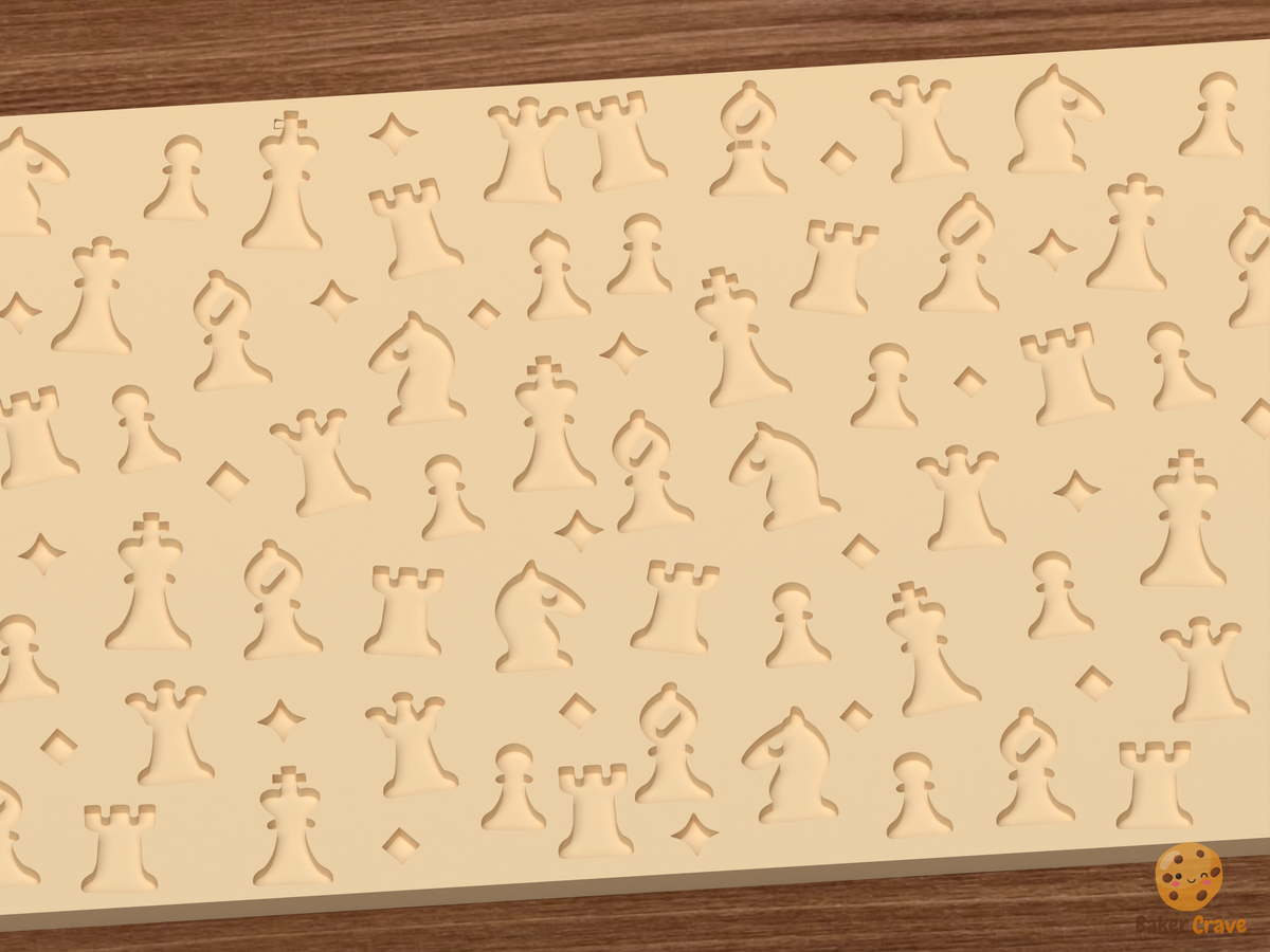 Chess Club Textured Roller