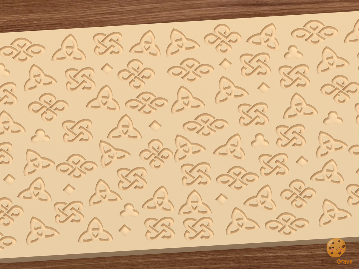 Celtic Knot Symbols Textured Roller