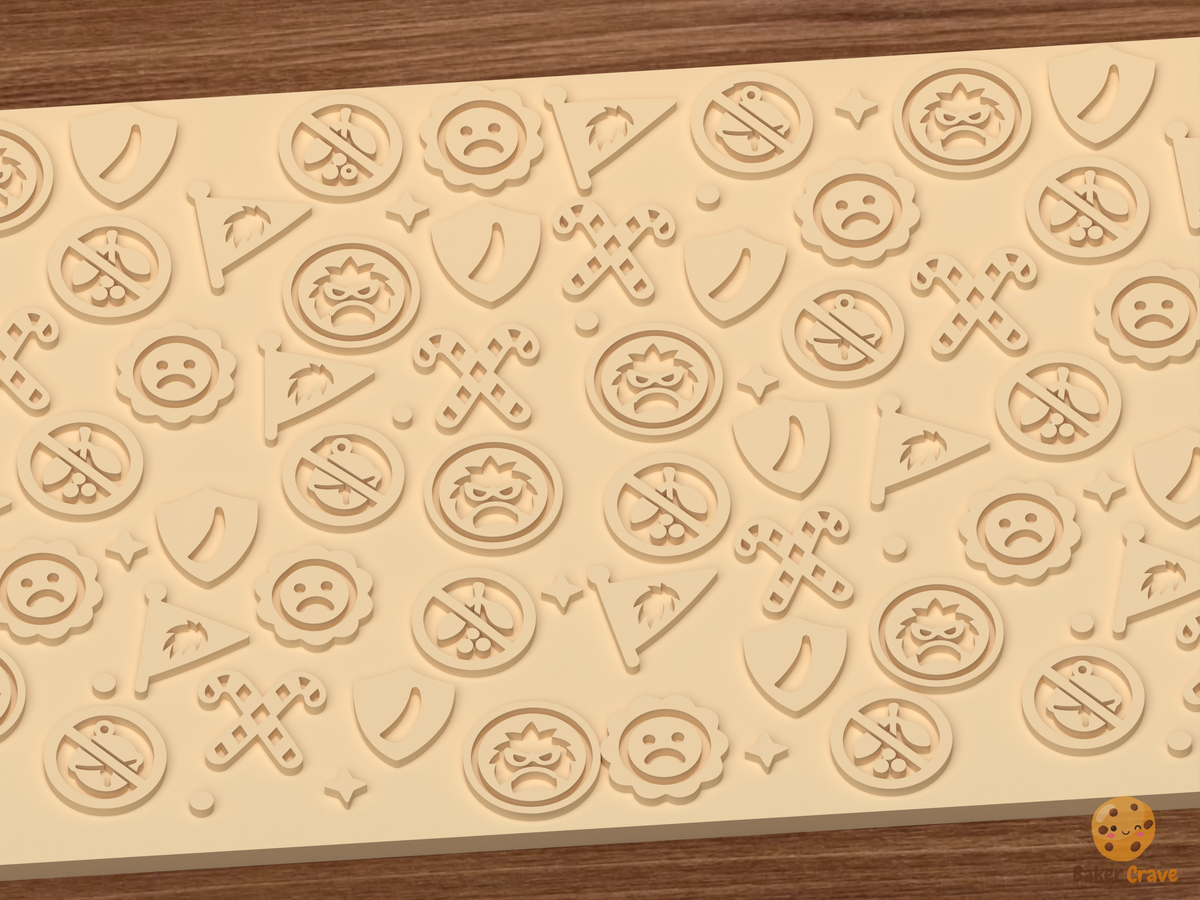Anti Christmas Club Badges Emblems Textured Roller