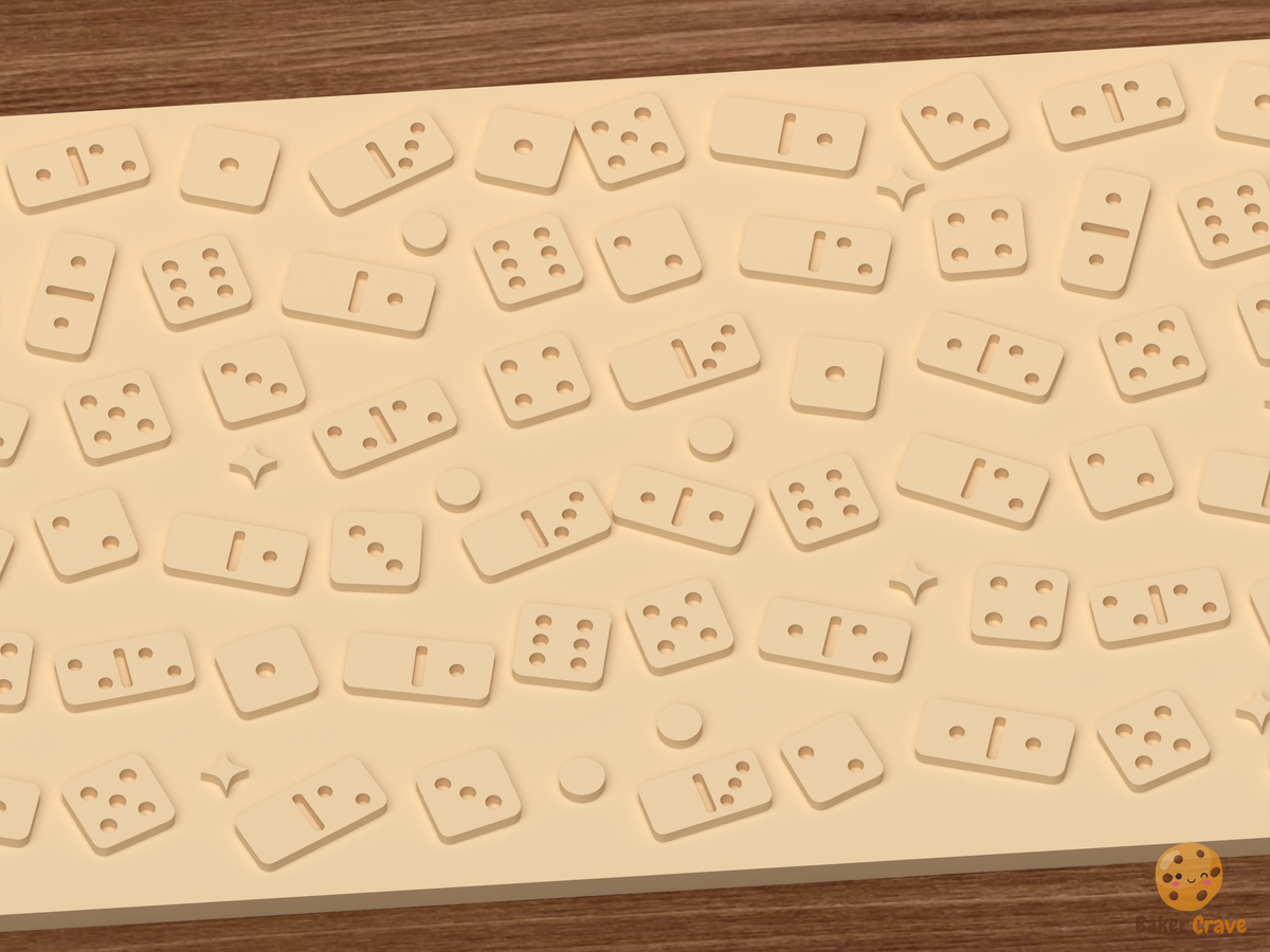 Dice Domino Game Night Textured Roller