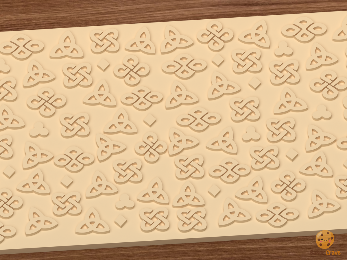 Celtic Knot Symbols Textured Roller