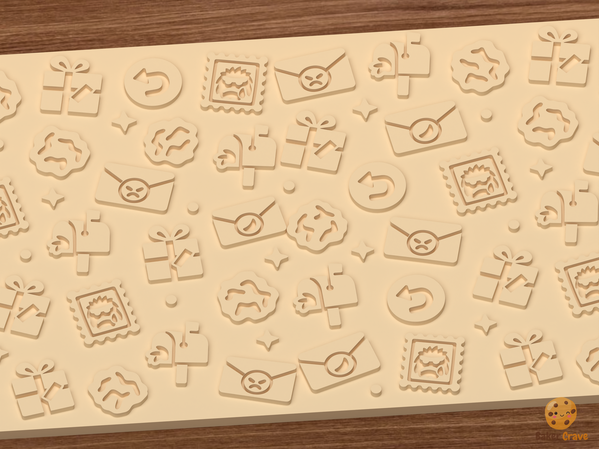 Grumps Anti Christmas Mail Textured Roller