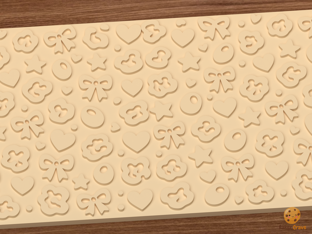 Leopard Fashion Textured Roller STL File - 03 close detail emboss