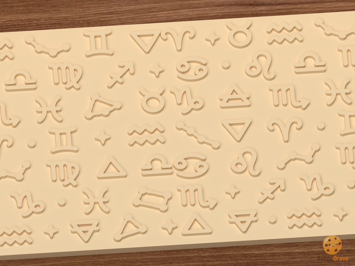 Zodiac Signs Textured Roller