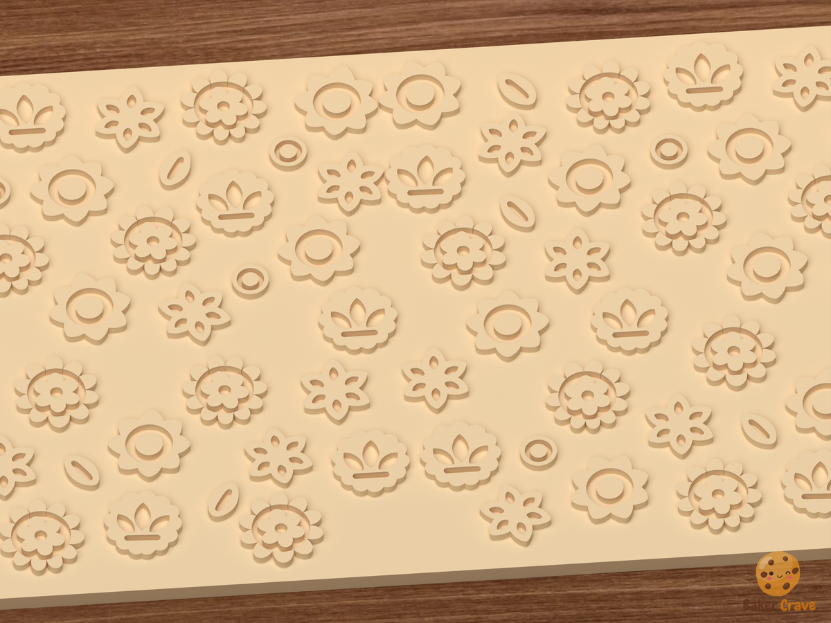Mandala Medallions Textured Roller STL File