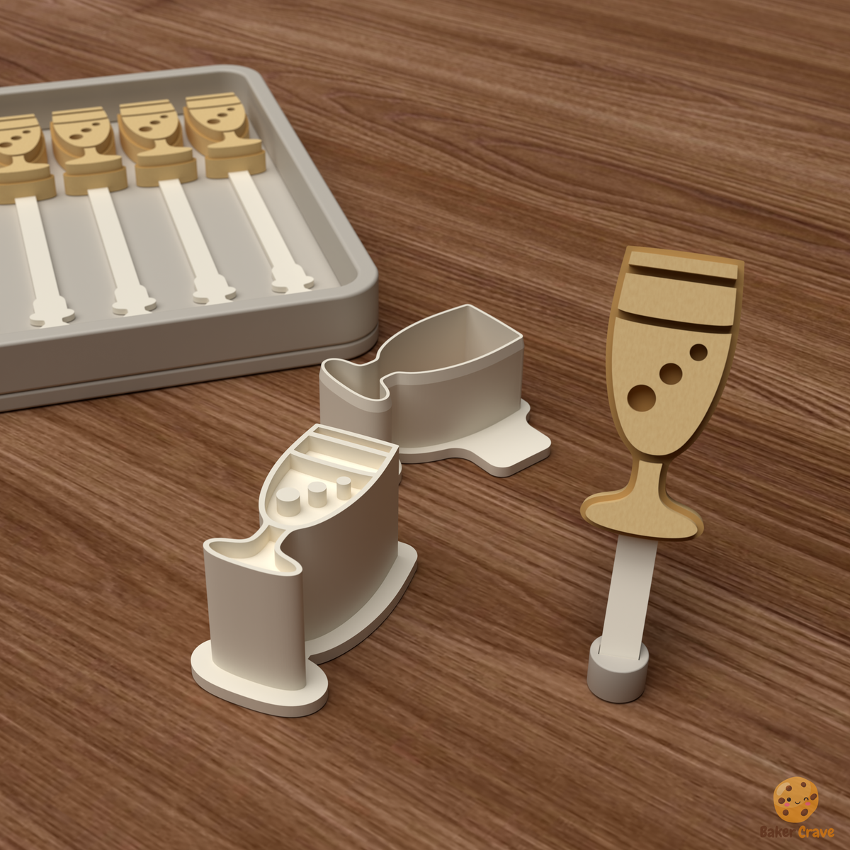 Champagne Glass Cake Pop Mold