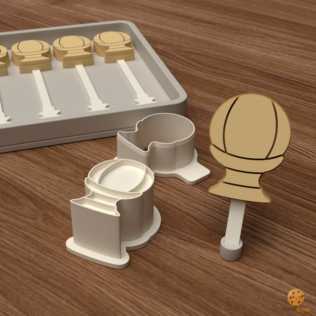Crystal Ball Cake Pop Mold STL File