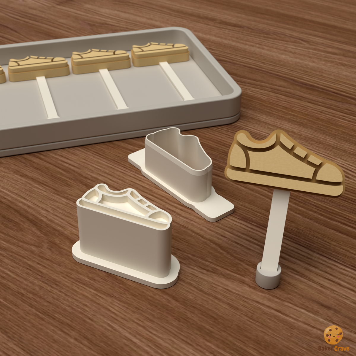Sneaker Cake Pop Mold STL File