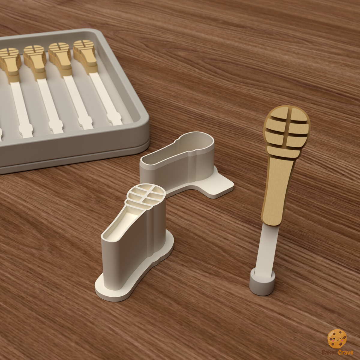 Microphone Cake Pop Mold STL File