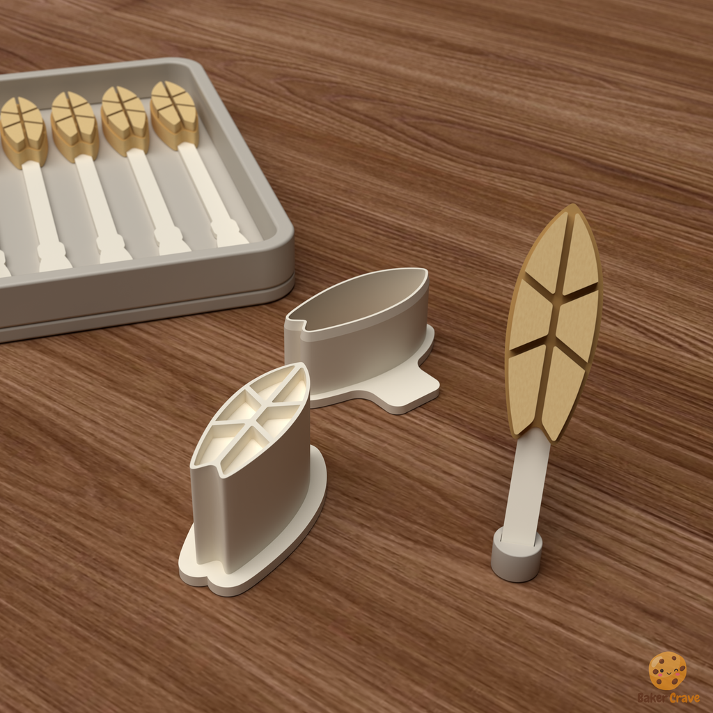 Surfboard Cake Pop Mold STL File