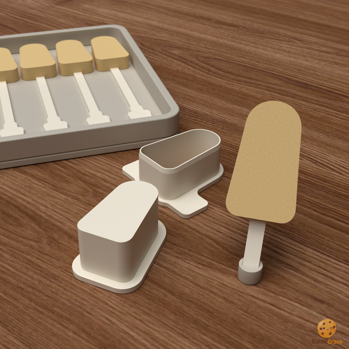 Tapered Cake Pop Mold STL File