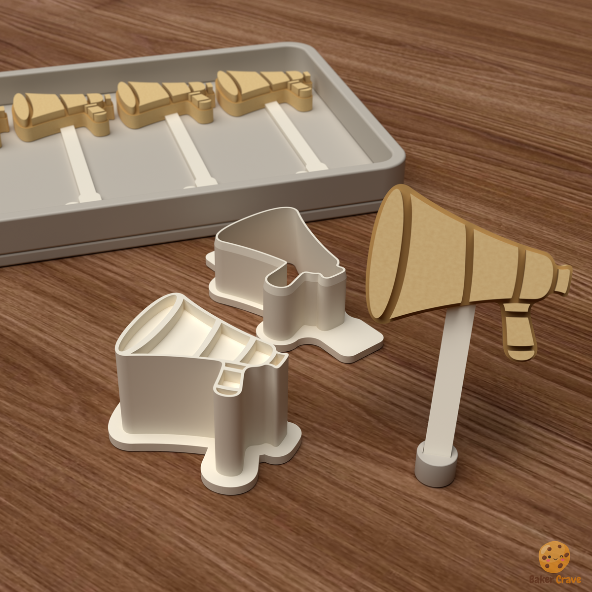Cheer Megaphone Cake Pop Mold
