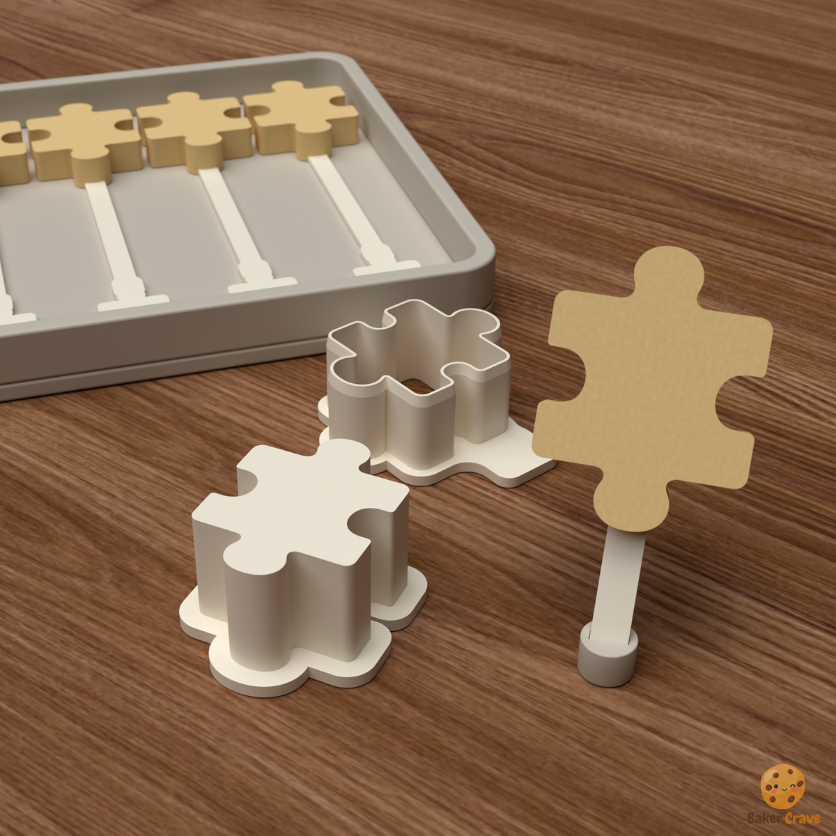Puzzle Piece Cake Pop Mold