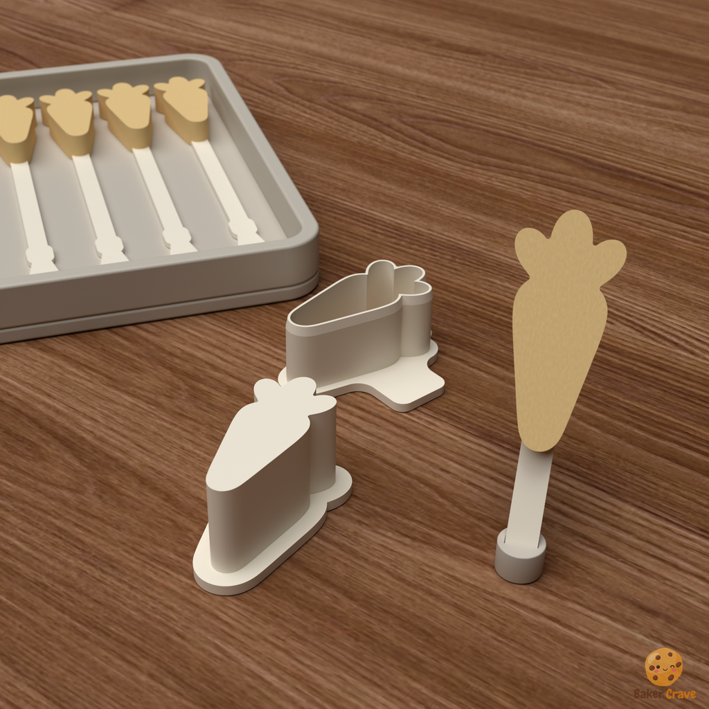Carrot Cake Pop Mold STL File