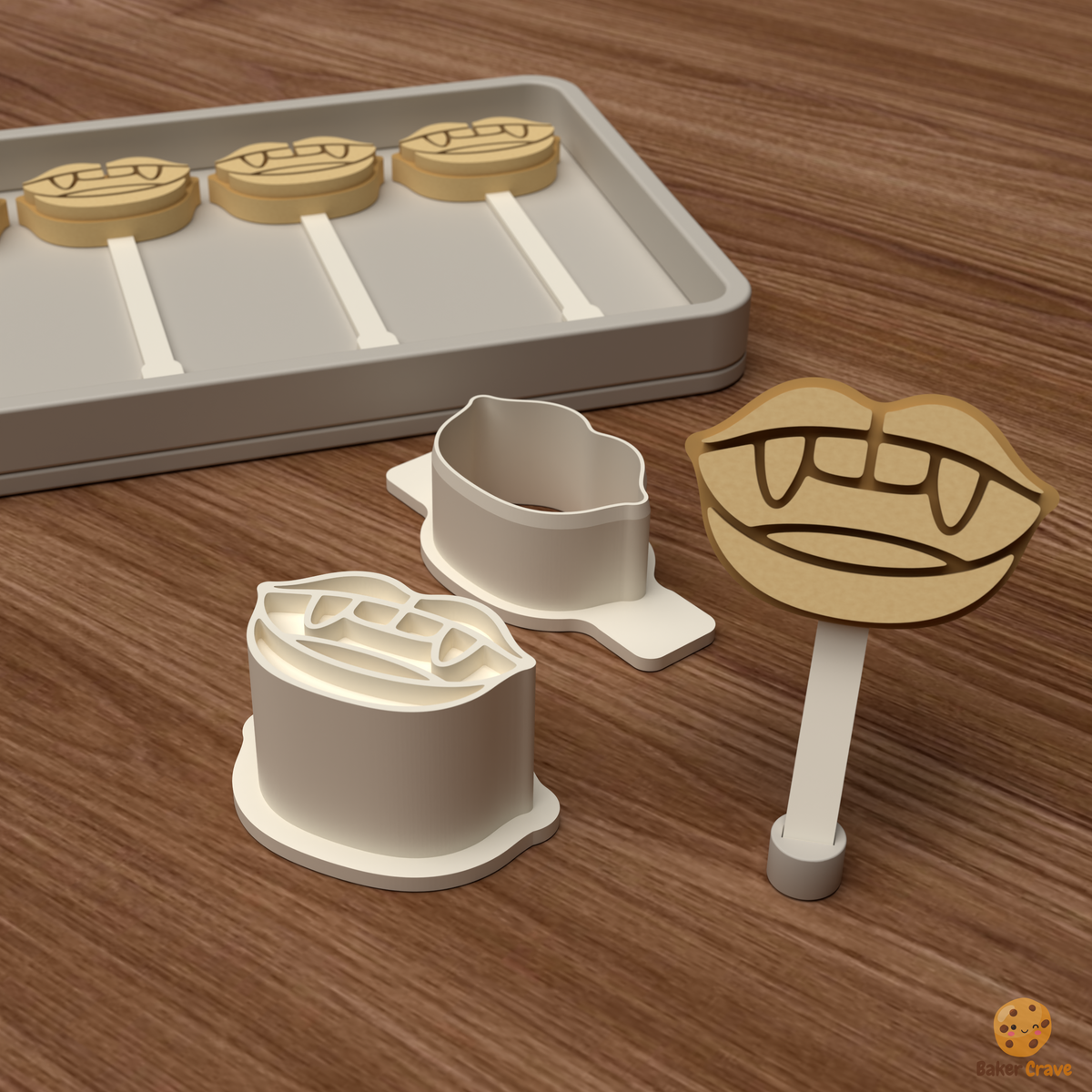 Vampire Fangs Mouth Cake Pop Mold