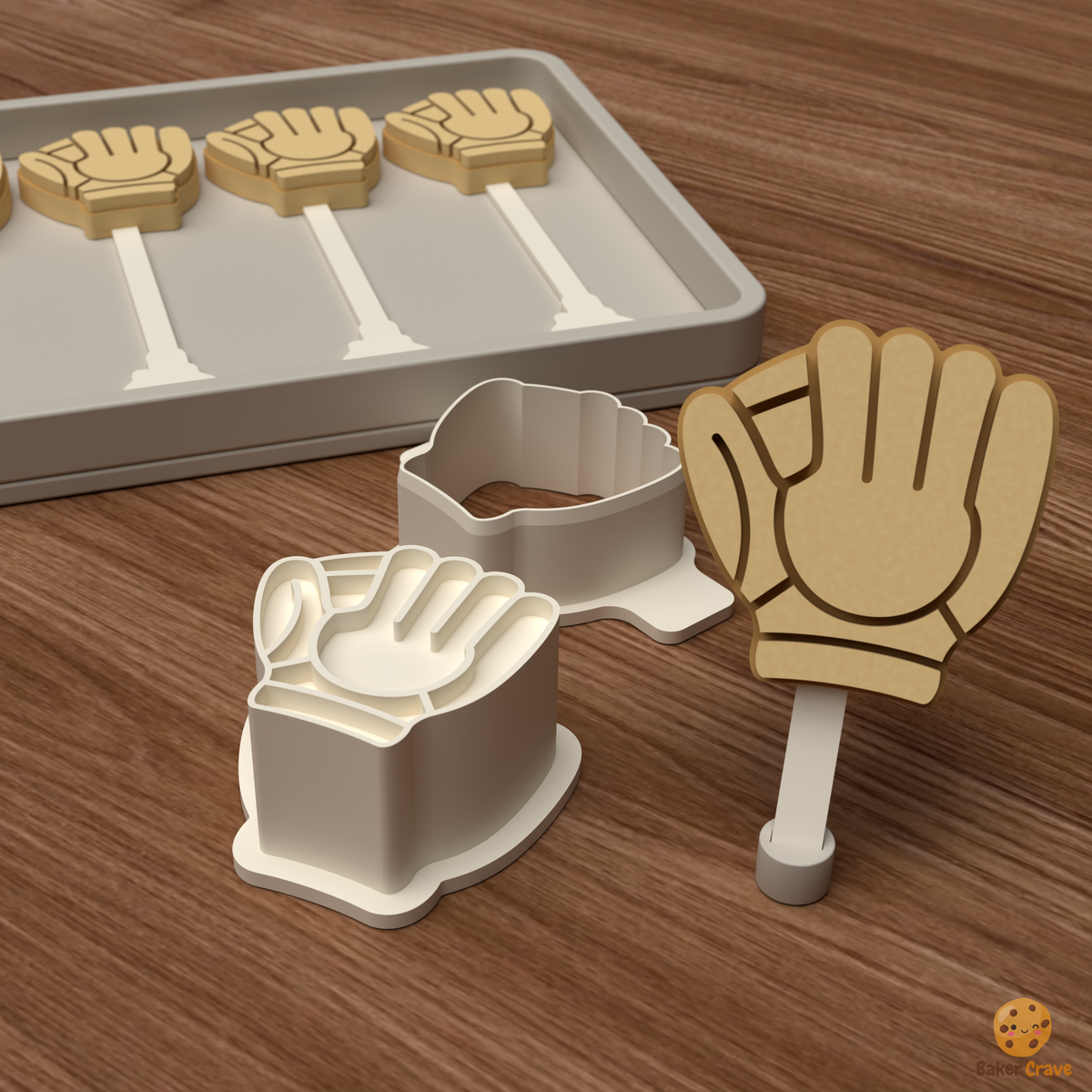 Baseball Glove Cake Pop Mold
