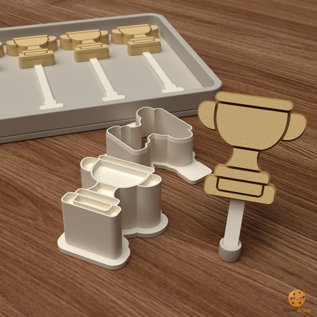 Trophy Cup Cake Pop Mold STL File