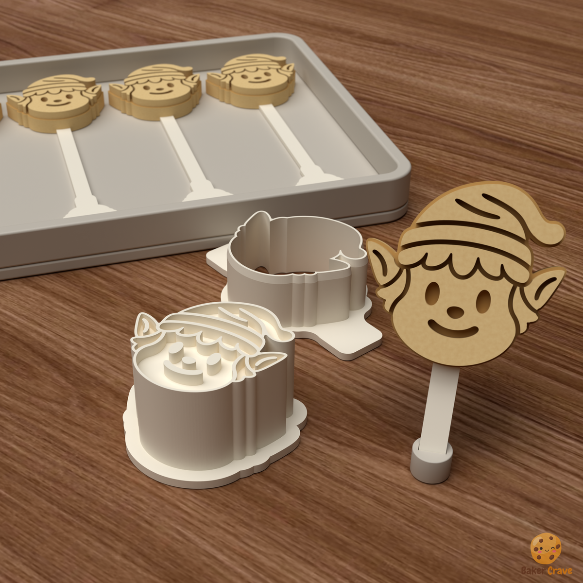 Elf Head Cake Pop Mold