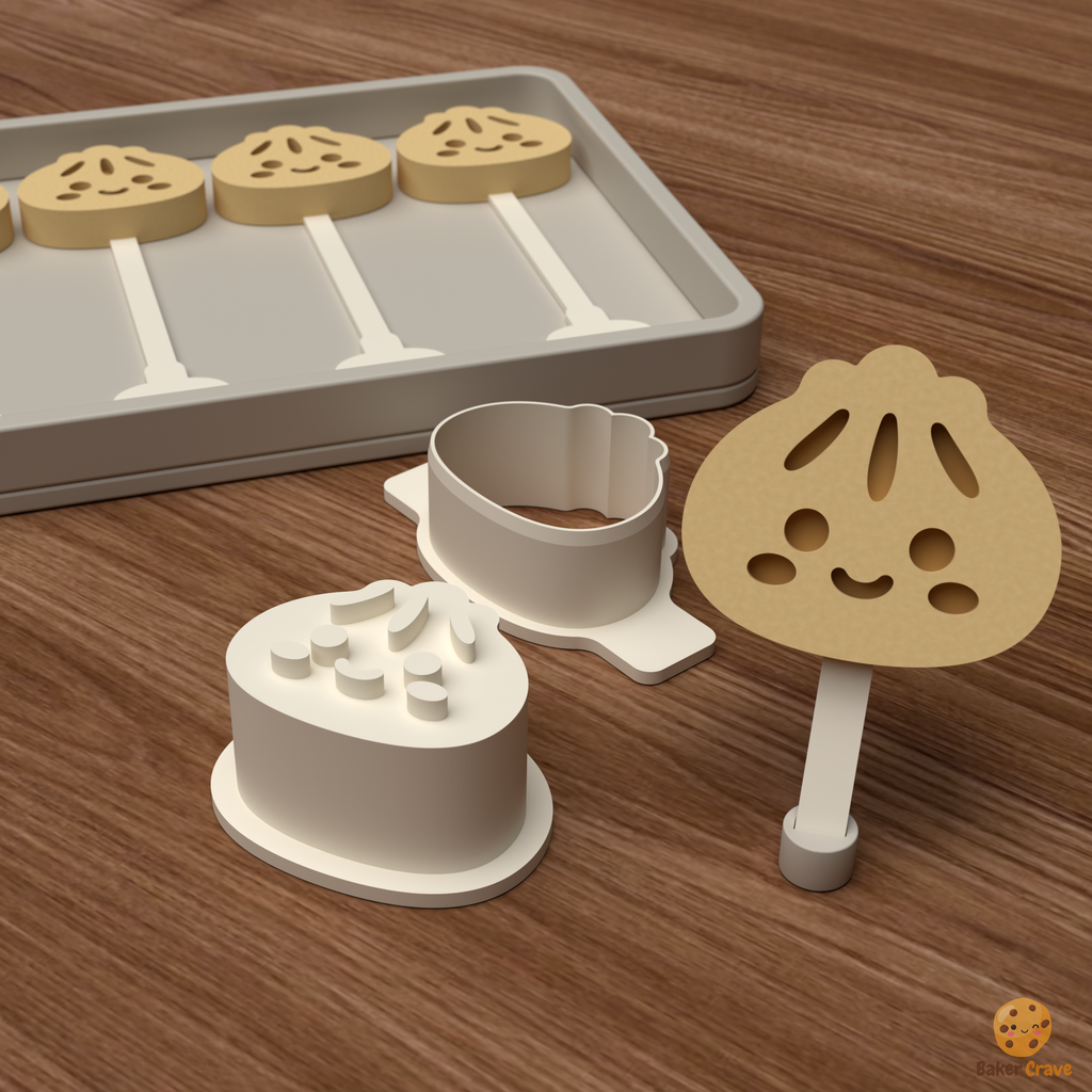 Dumpling Cake Pop Mold STL File
