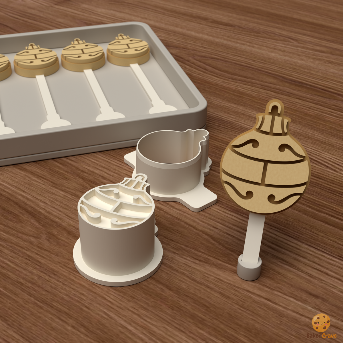 Christmas Ornament Bauble Cake Pop Mold