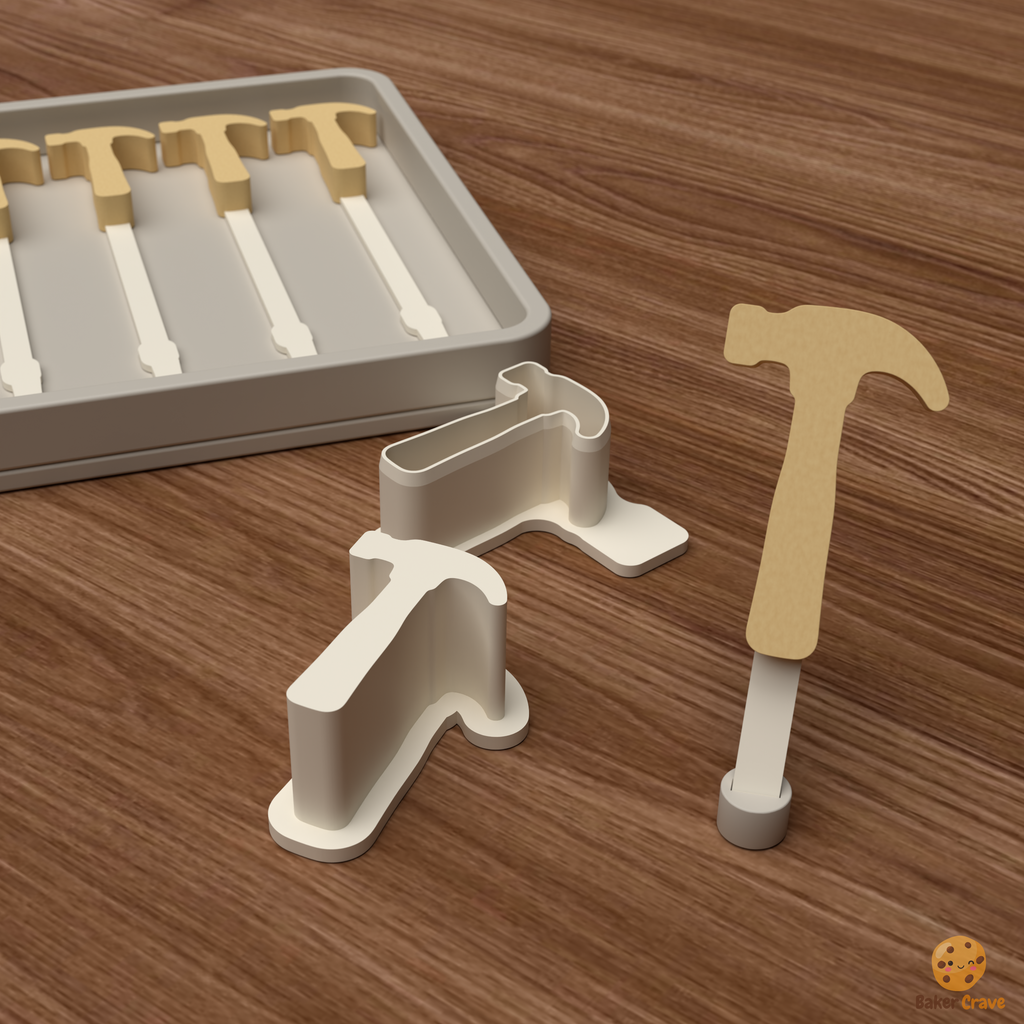 Claw Hammer Cake Pop Mold STL File