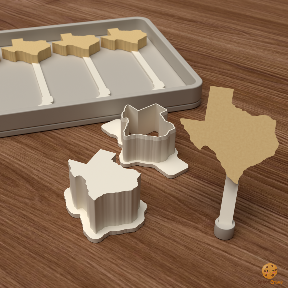Texas State Cake Pop Mold