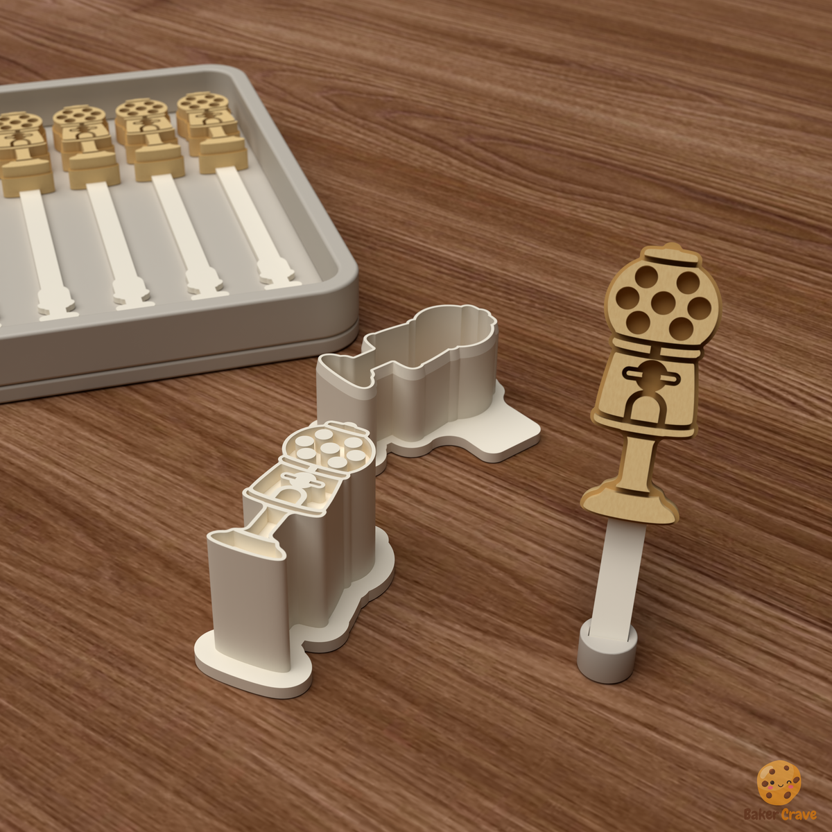 Gumball Vending Machine Cake Pop Mold