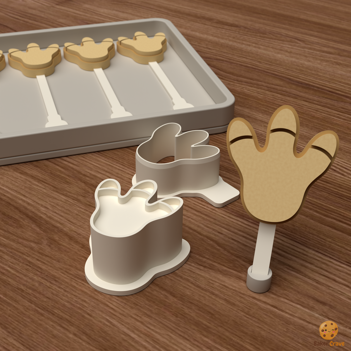 Dinosaur Footprint Cake Pop Mold