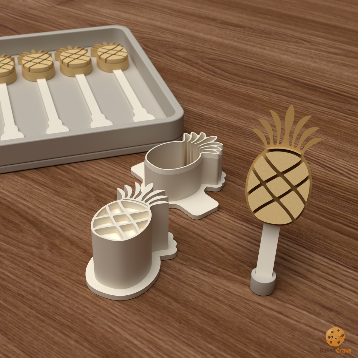 Pineapple Cake Pop Mold
