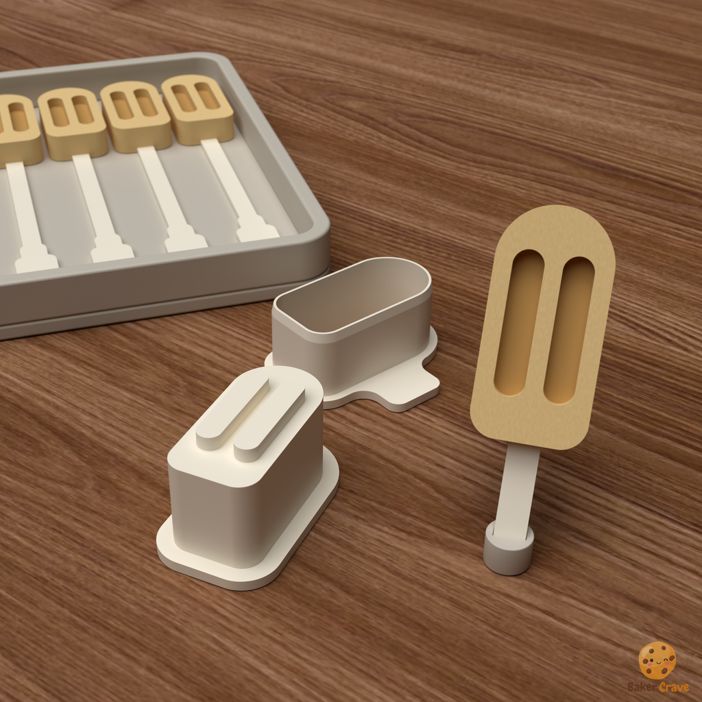 Fillable Cakesicle Cake Pop Mold STL File
