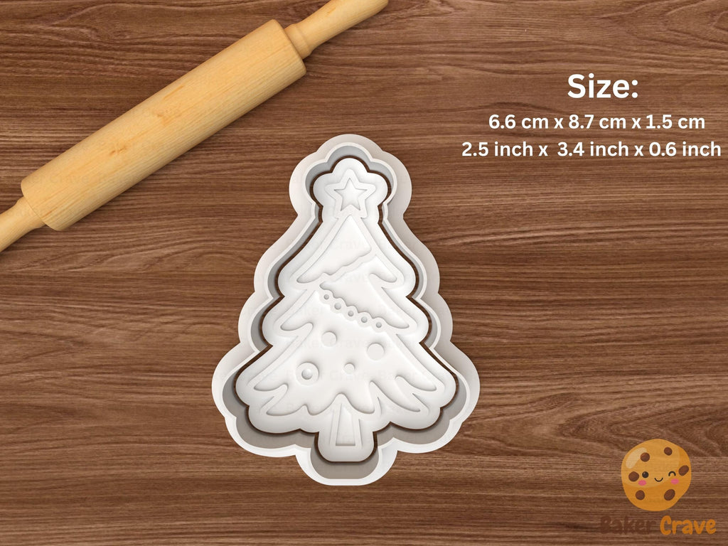 Christmas Tree Cookie Cutter Set STL File