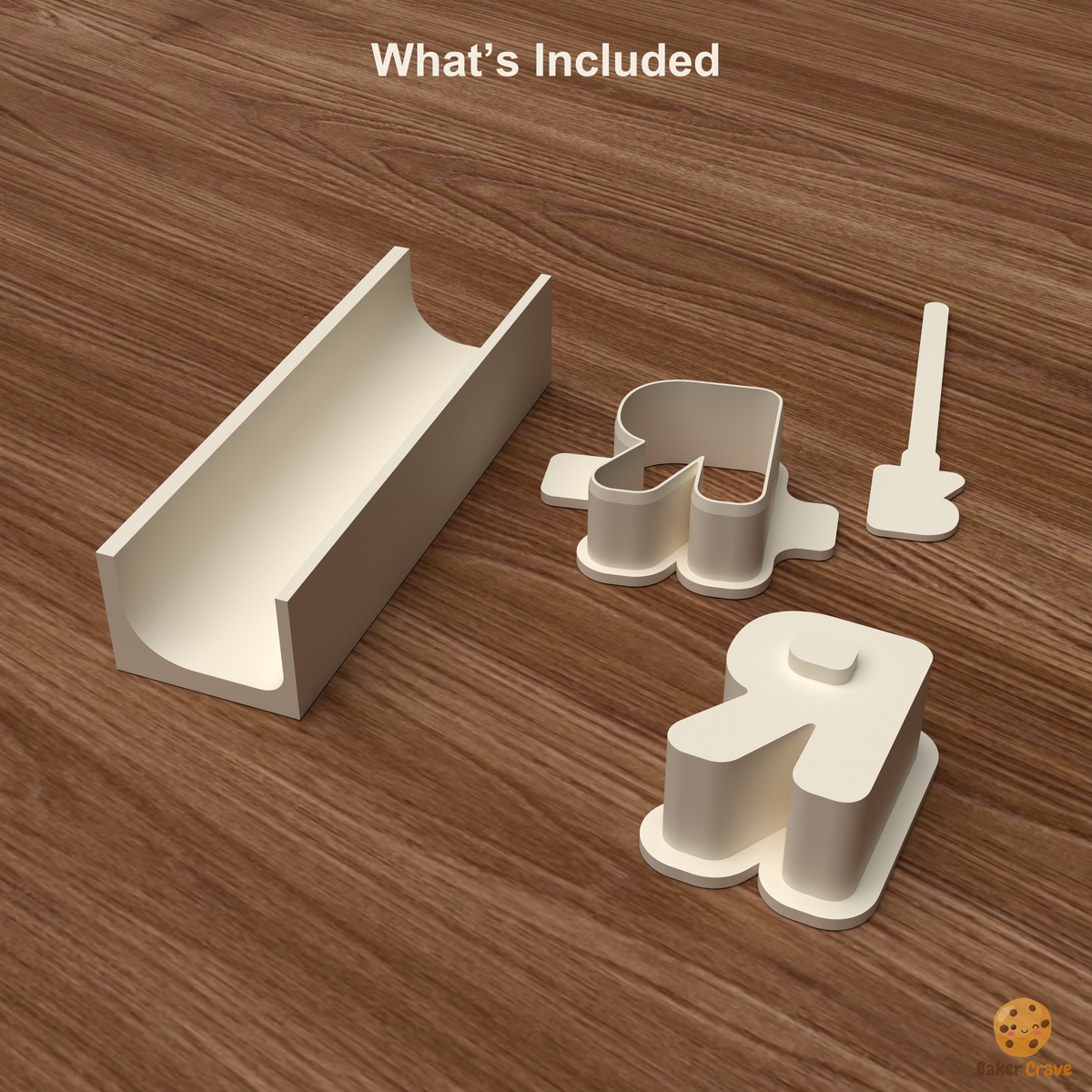 Letter R Cake Pop Mold STL File