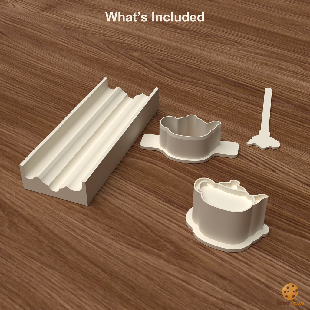 Teapot Cake Pop Mold STL File