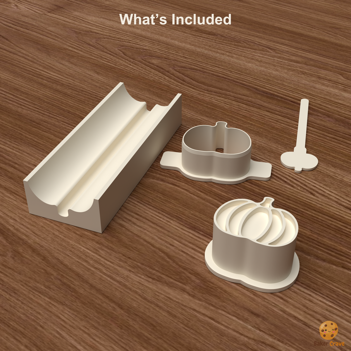 Pumpkin Cake Pop Mold STL File