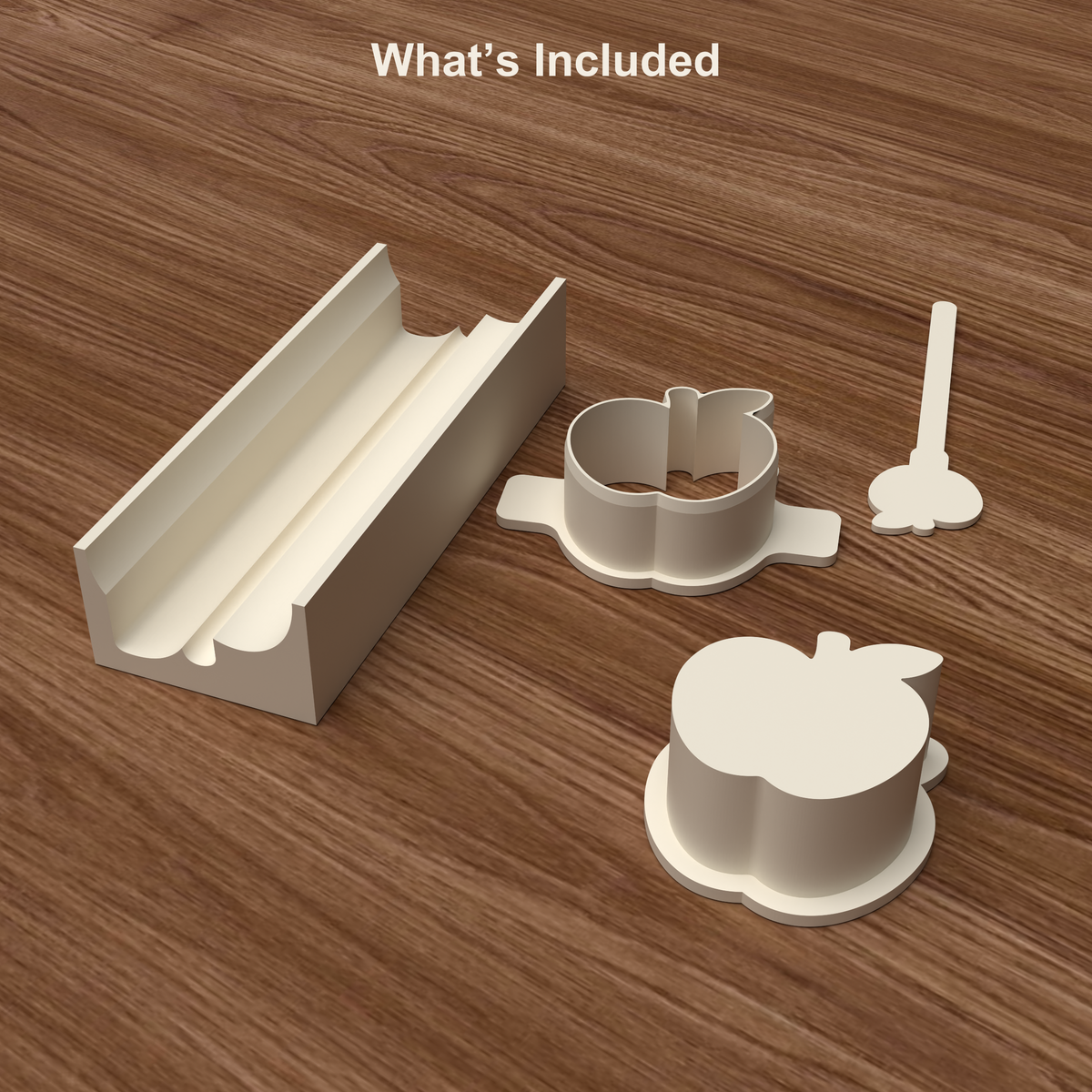Apple Cake Pop Mold STL File